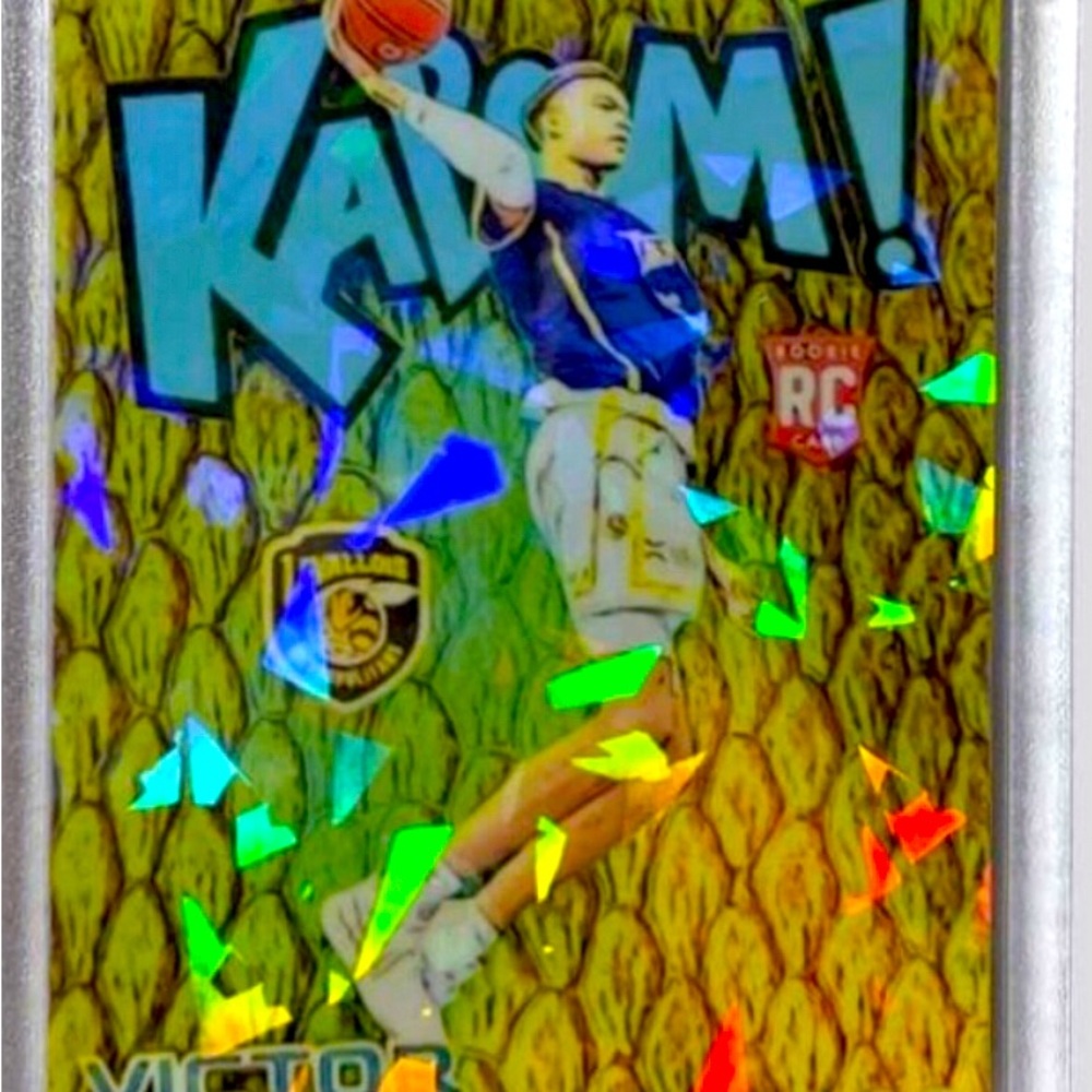 Victor Wembanyama Kaboom Holo Cracked ice Promo Art Custom Card